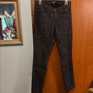 Lucky Brand Black Patterned Women Jeans